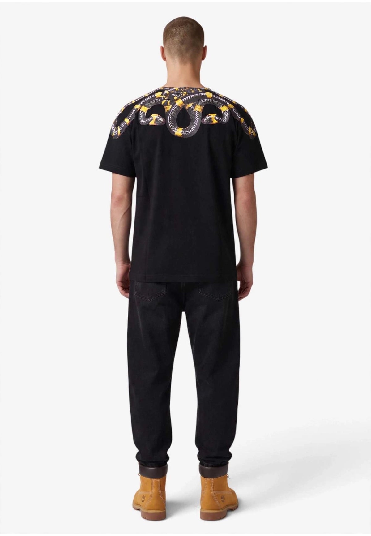 MARCELO BURLON COUNTY OF MILAN T-SHIRT F6CMMATH086 NERO