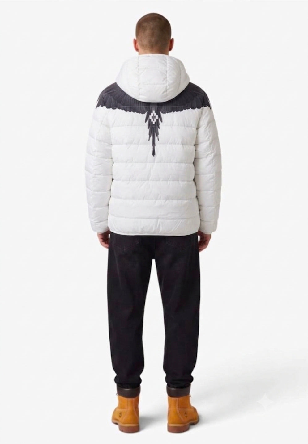 MARCELO BURLON COUNTY OF MILAN GIUBBOTTO F6CMMAPF009 BIANCO