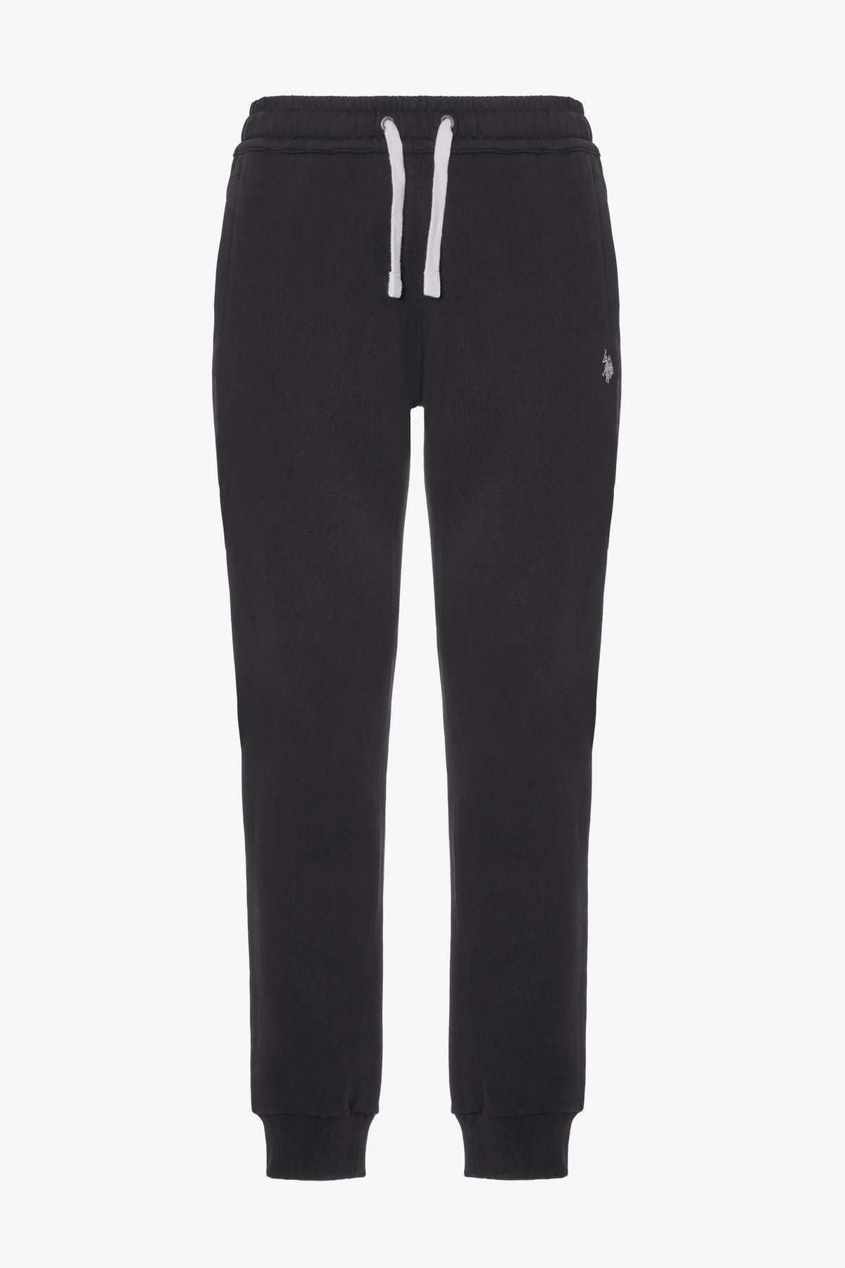 PANTALONE US POLO ASSN SPORTIVO IN COTONE NERO