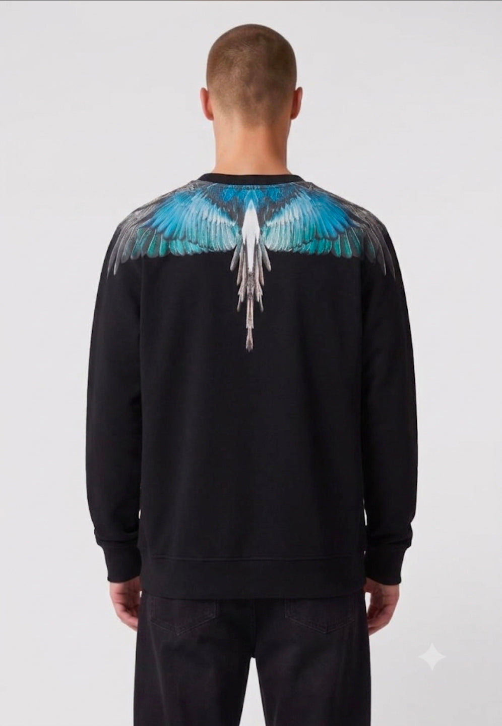 MARCELO BURLON COUNTY OF MILAN FELPA F6CMMASW055 NERO