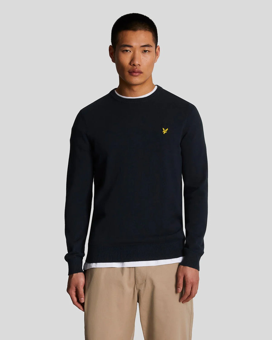 MAGLIONE GIROCOLLO LYLE & SCOTT UNICA TINTA