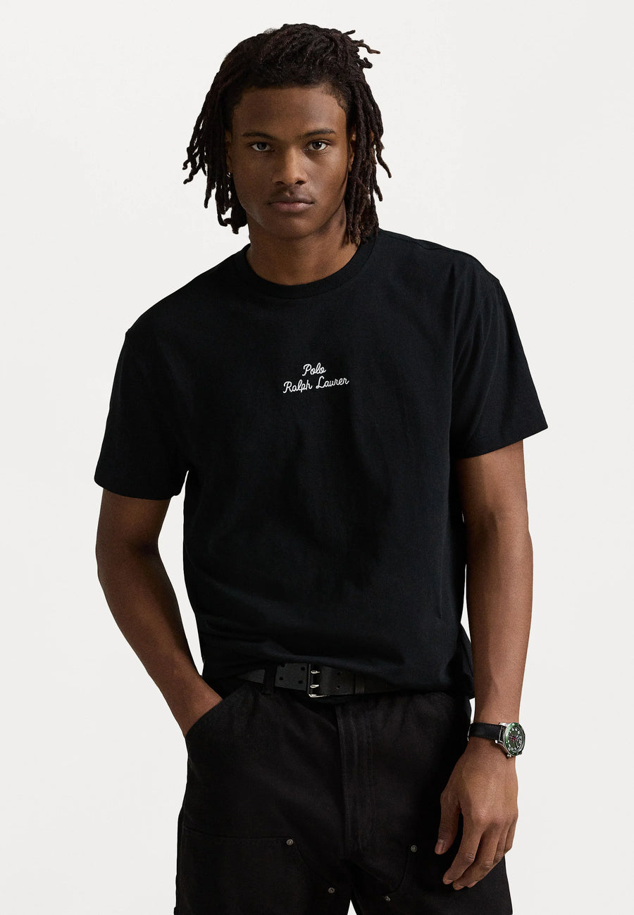 T-SHIRT RALPH LAUREN MAGLIETTA IN JERSEY CUSTOM SLIM FIT NERO 2