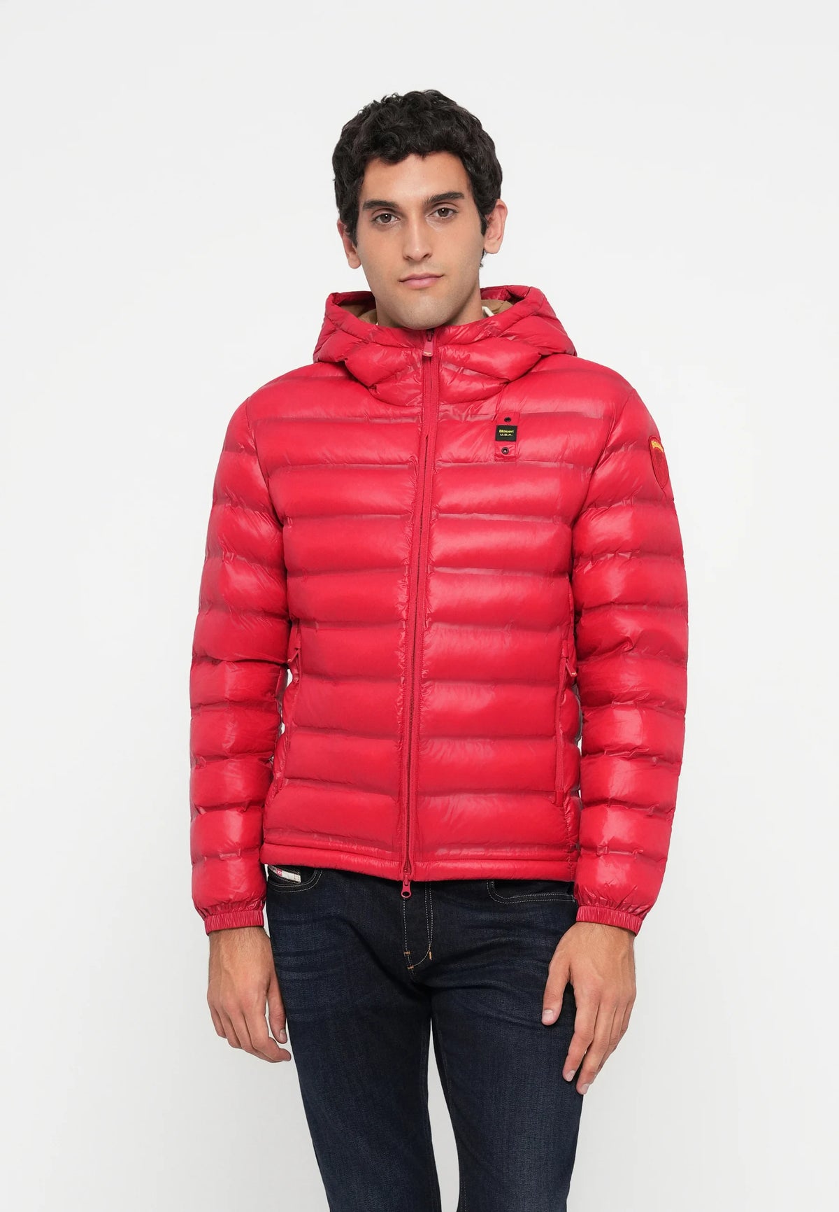 BLAUER PIUMINO CHARLES 100 GR 26SBLUC02179-007104 ROSSO