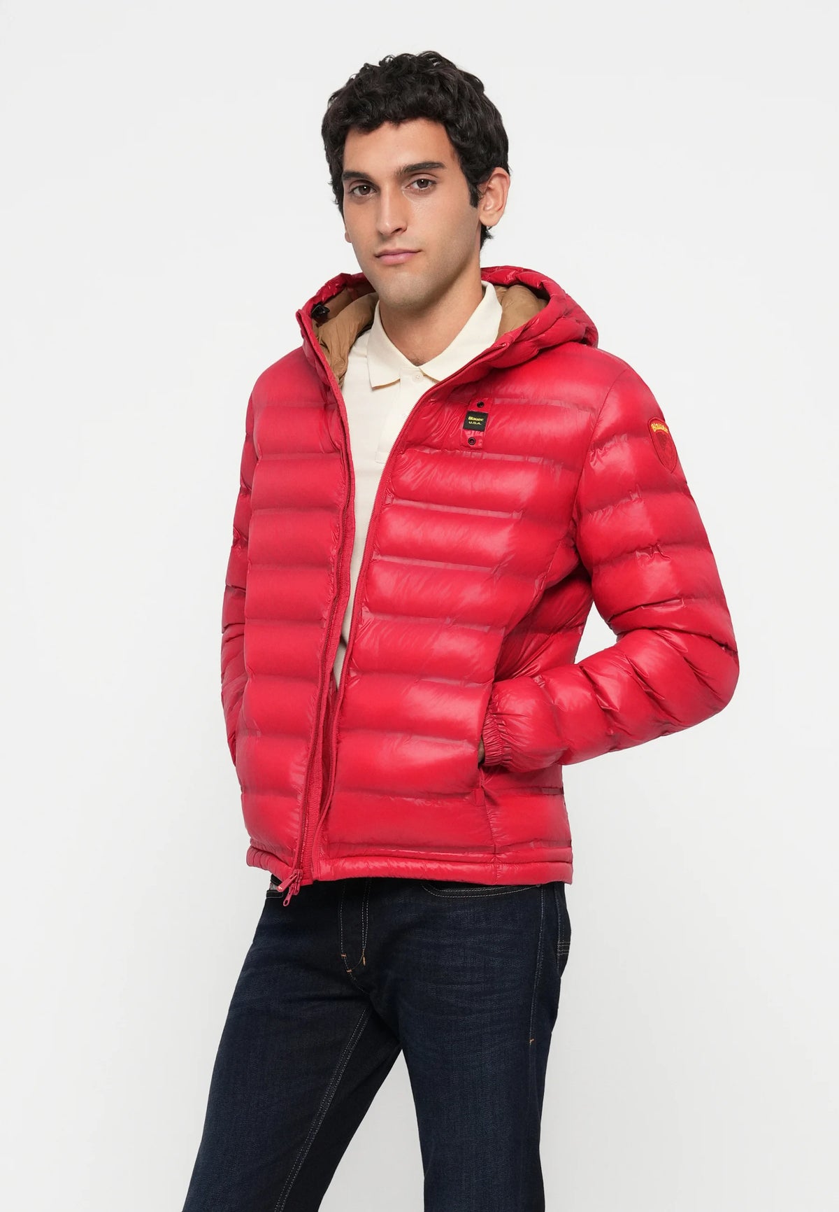 BLAUER PIUMINO CHARLES 100 GR 26SBLUC02179-007104 ROSSO