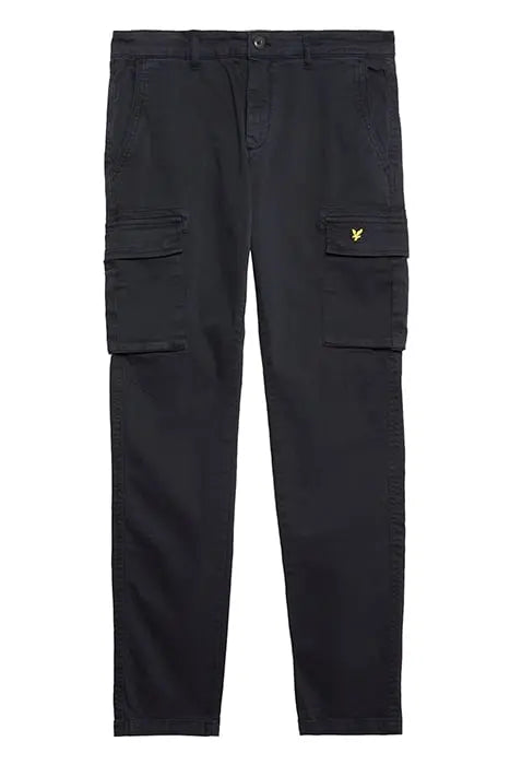 PANTALONE CARGO LYLE & SCOTT BLU CON TASCONI