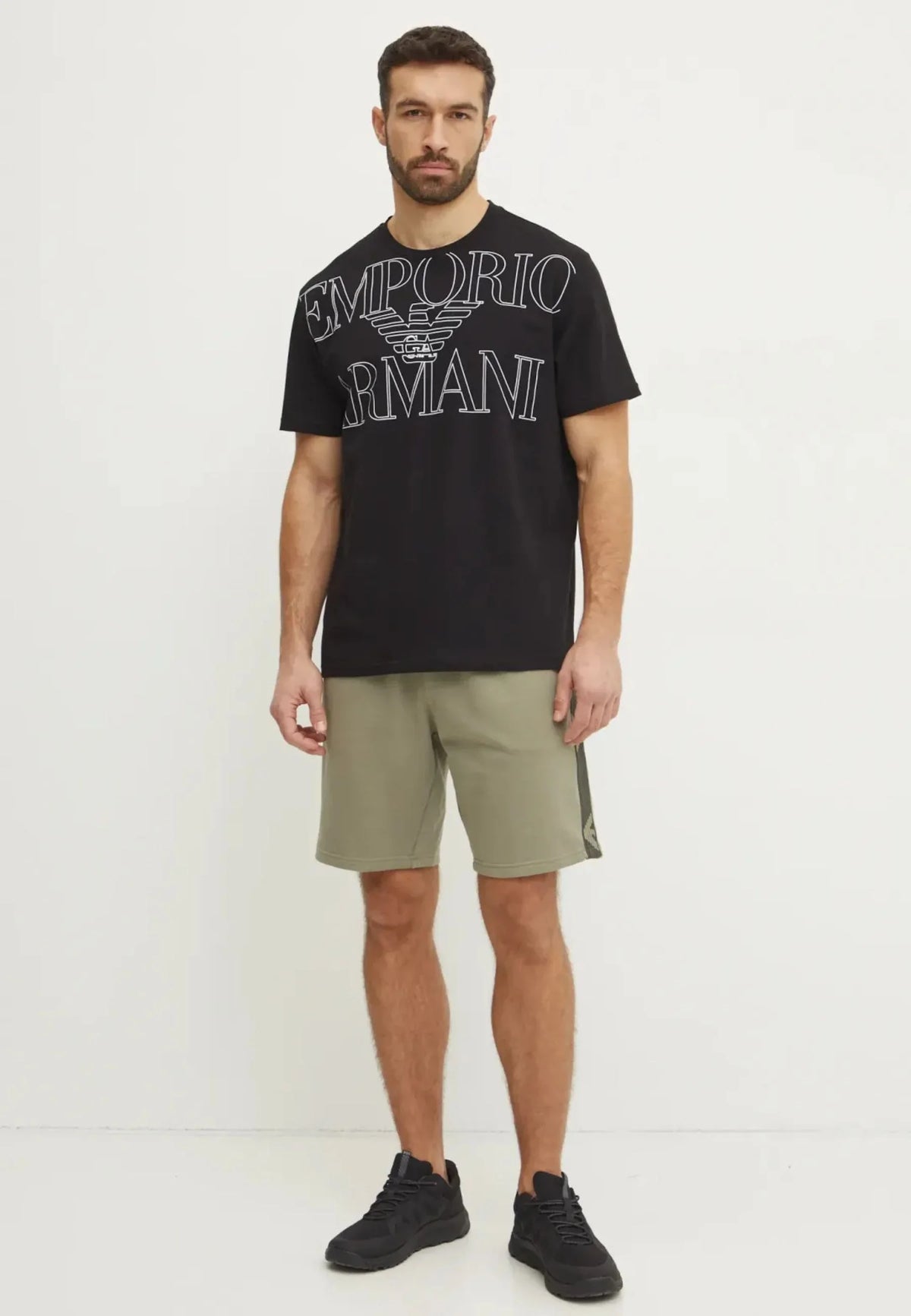 T-SHIRT EA7 UOMO MEZZA MANICA EM000574 AF12326 NERO