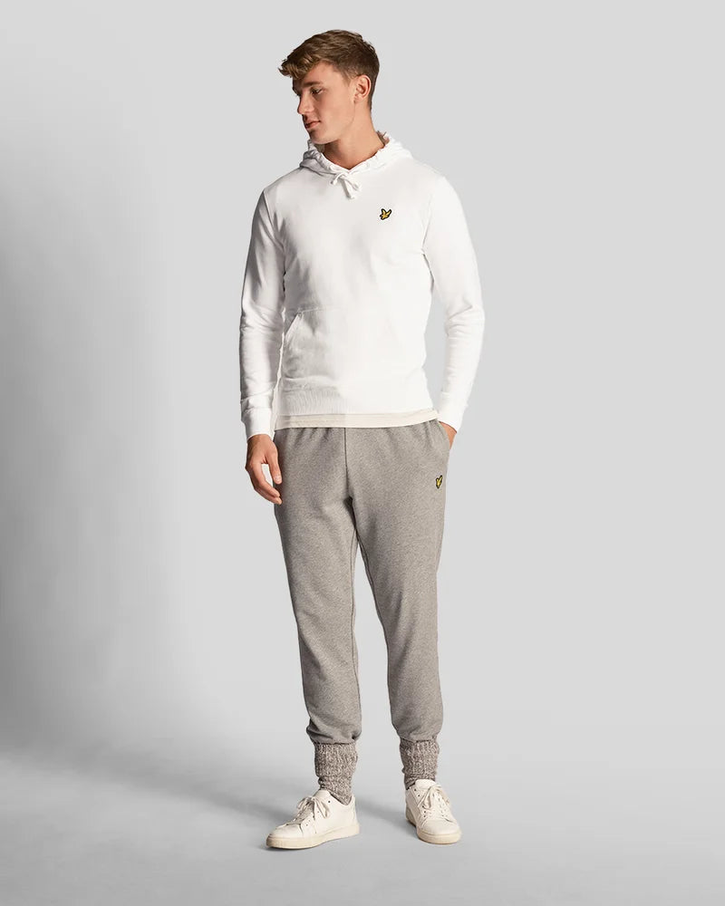 FELPA LYLE & SCOTT CON CAPPUCCIO UNICA TINTA