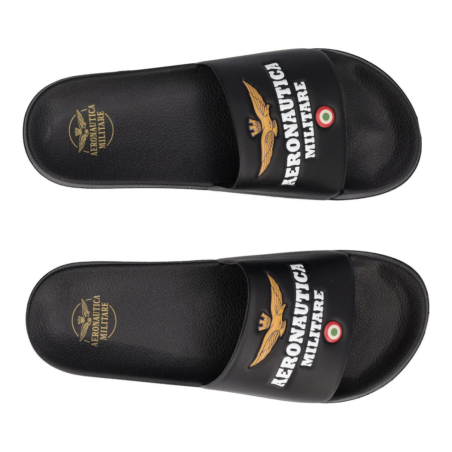 CIABATTE UOMO AERONAUTICA MILITARE UOMO NERO