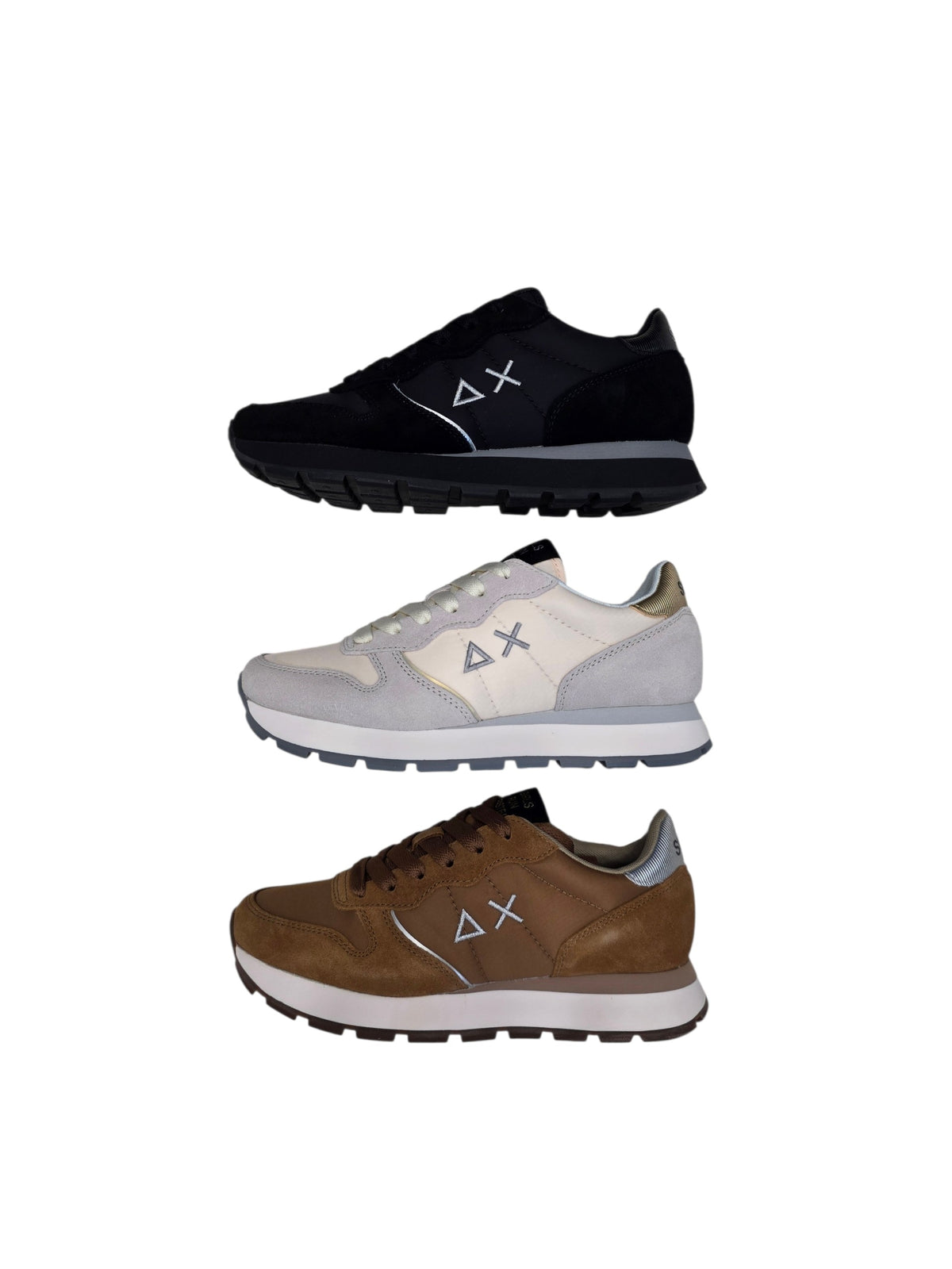 SUN 68 SCARPE Sneaker Ally Silver Gold Z46202