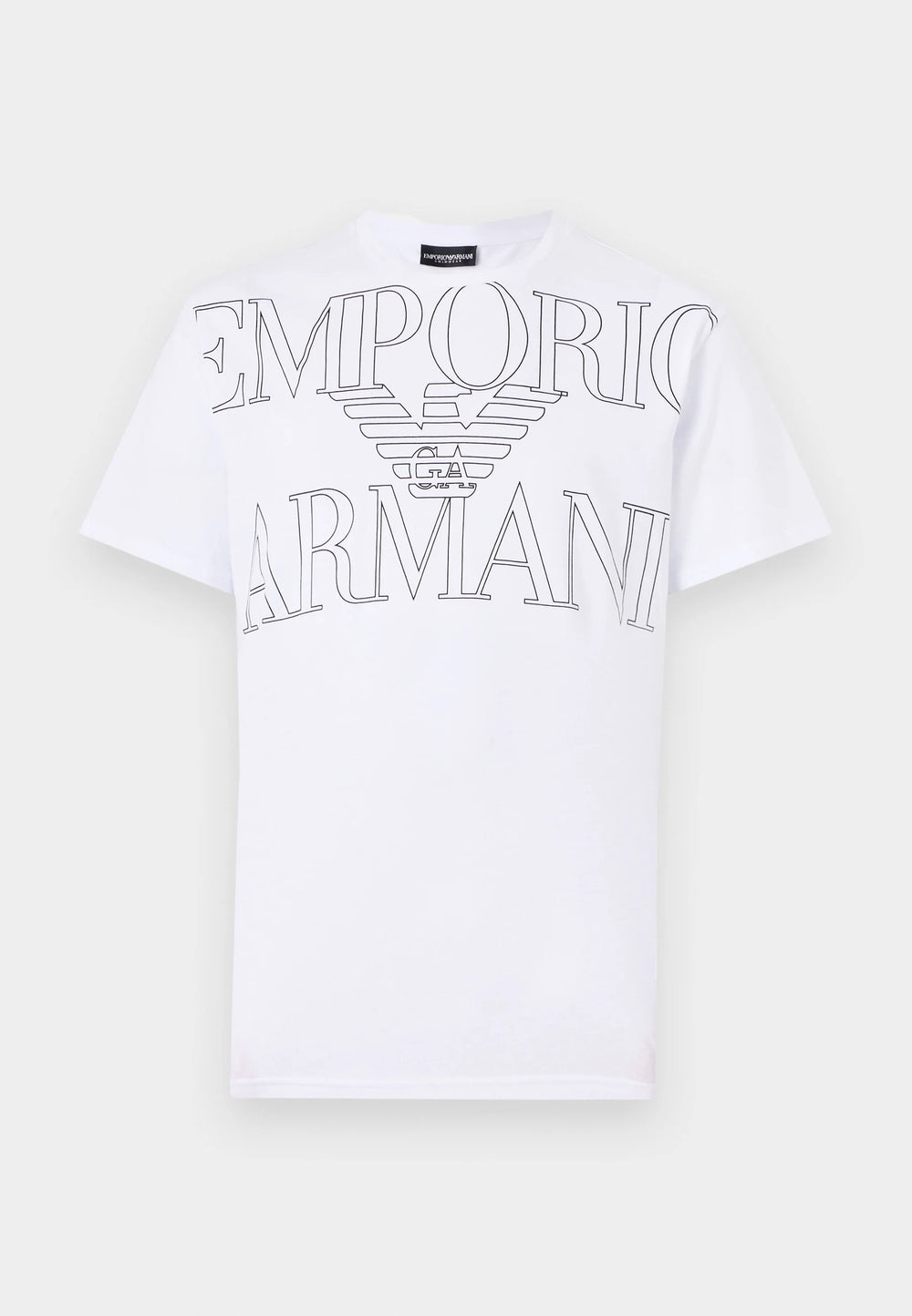 T-SHIRT EA7 UOMO MEZZA MANICA EM000574 AF12326 BIANCO 2