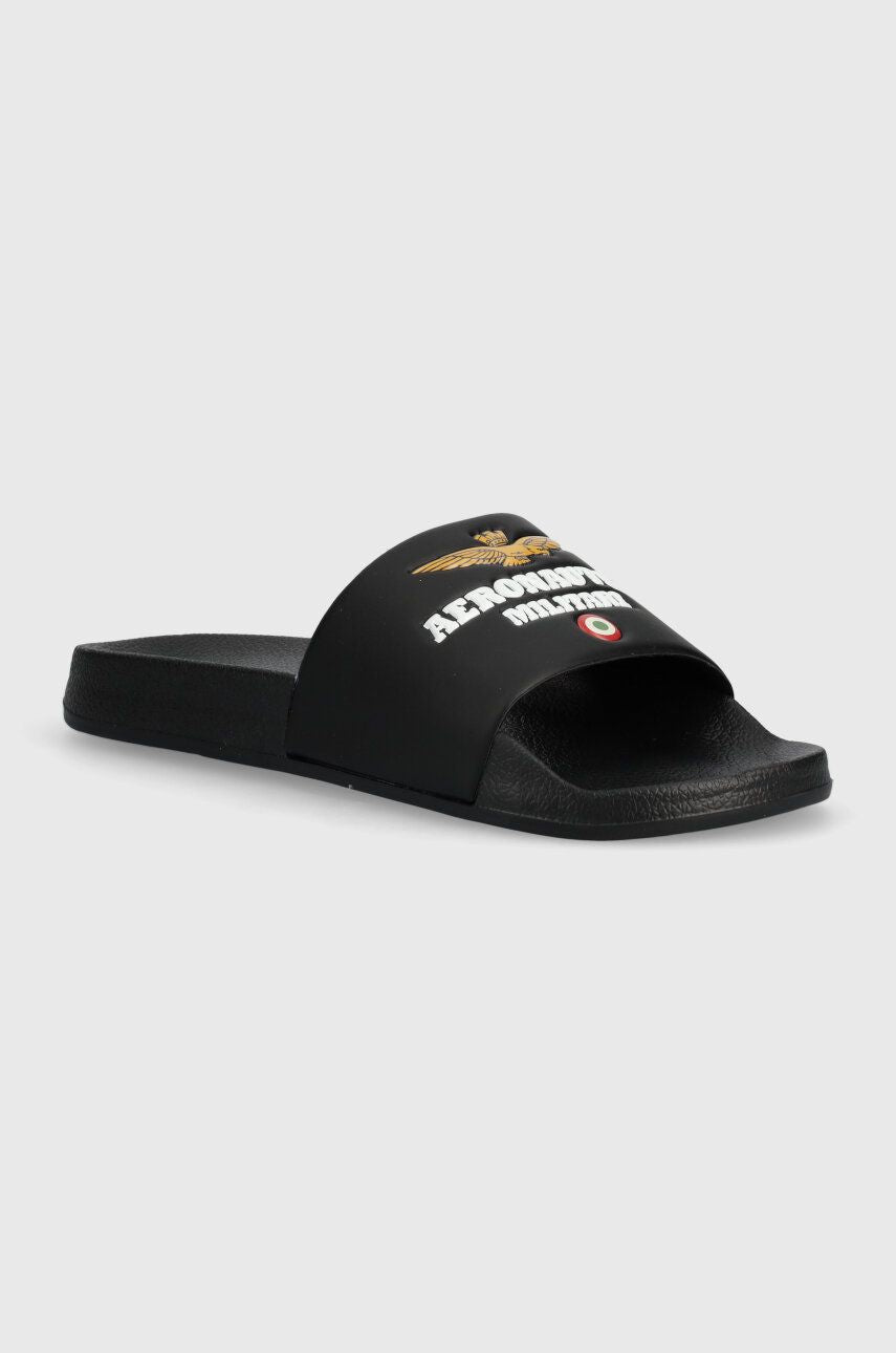 CIABATTE UOMO AERONAUTICA MILITARE UOMO NERO