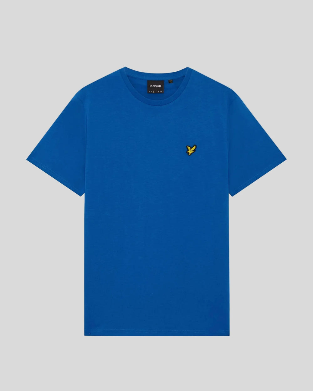 T-SHIRT LYLE & SCOTT MEZZA MANICA GIROCOLLO COTONE BASIC BLU LUCID