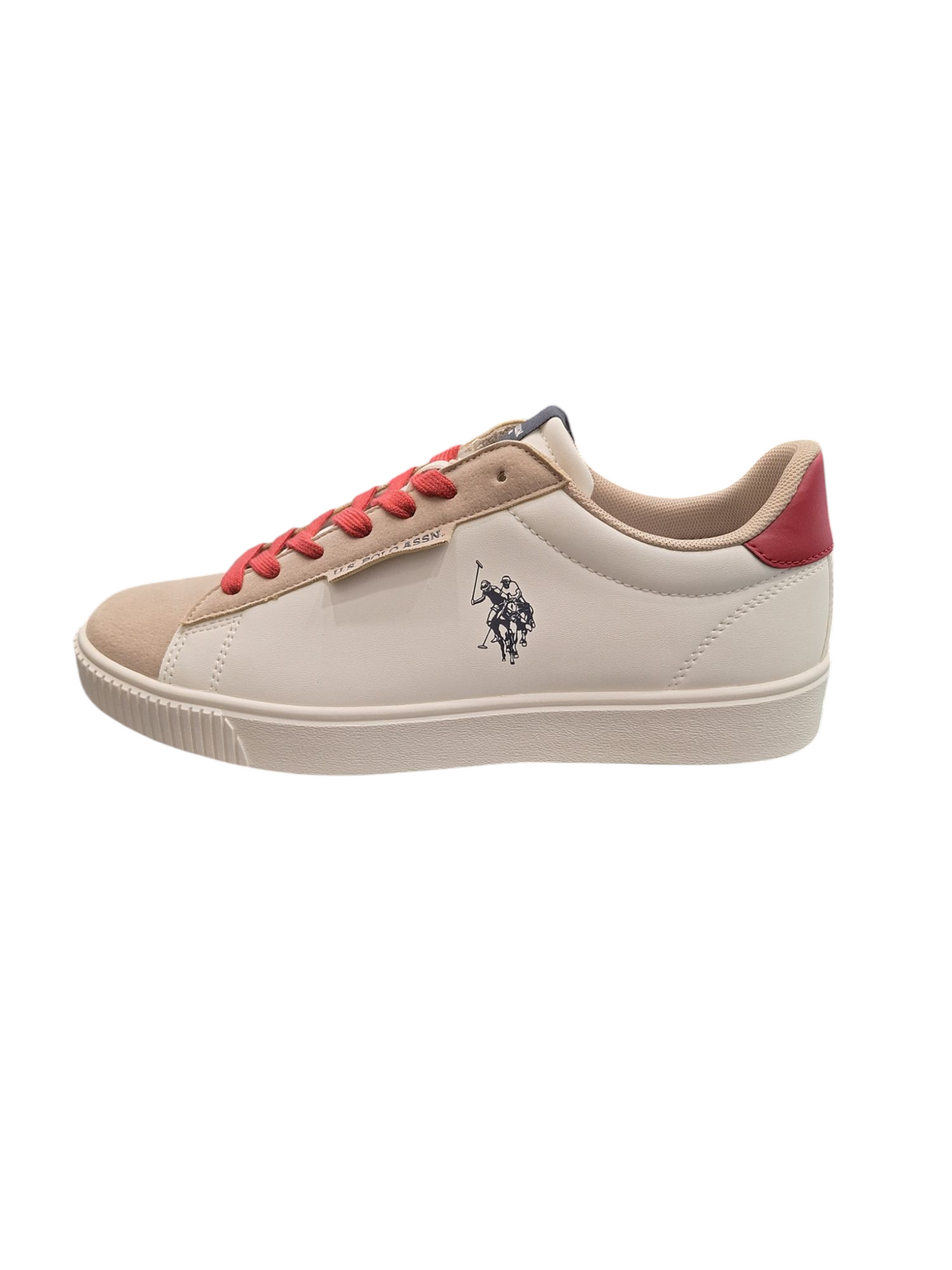 SCARPE US POLO ASSN TYME BIANCO ROSSO