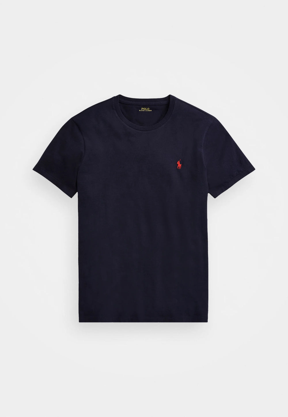 T-SHIRT RALPH LAUREN MAGLIETTA IN JERSEY CUSTOM SLIM FIT BLU