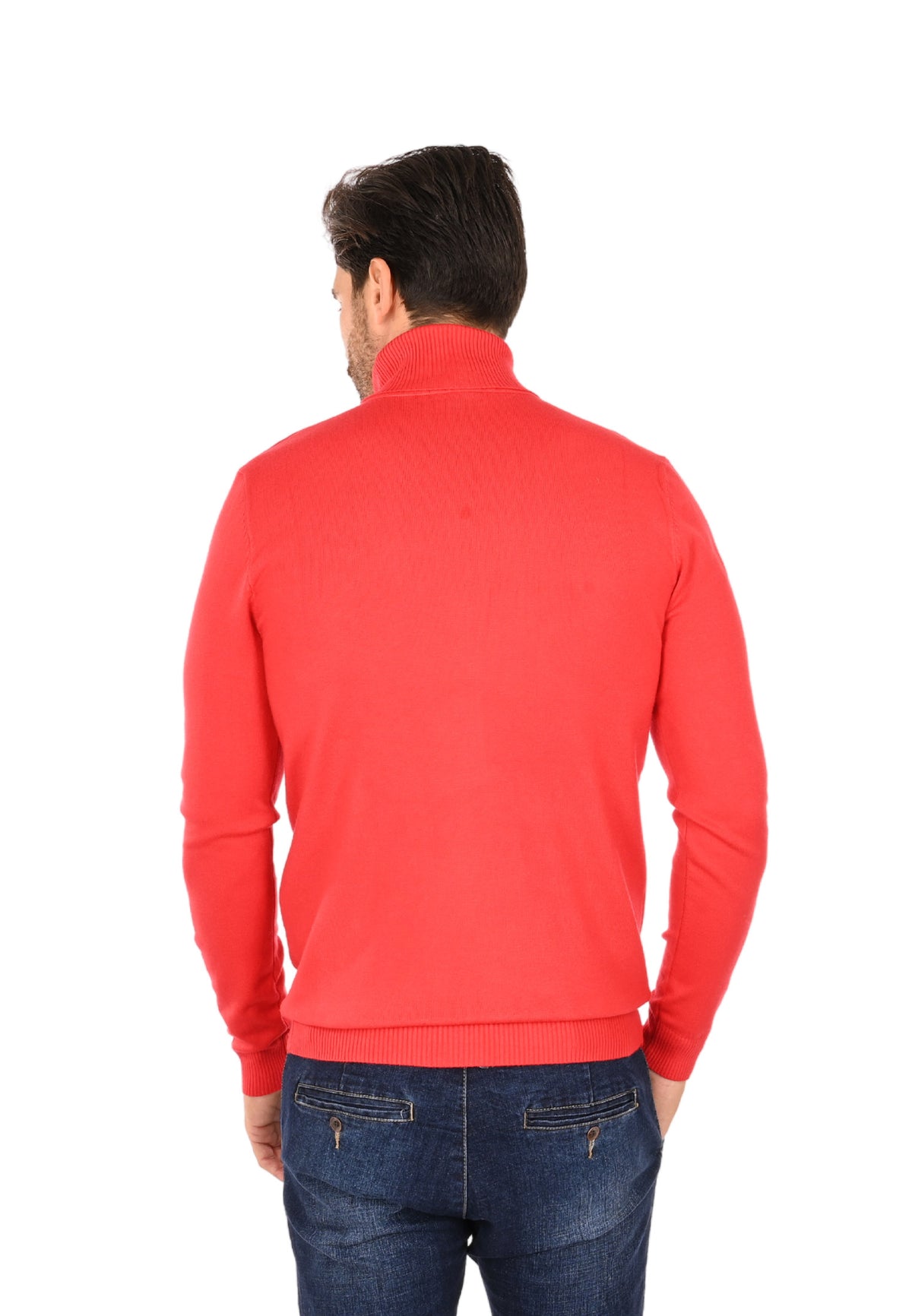 MAGLIONCINO DOLCEVITA COLLO ALTO SOTTOGIACCA ROSSO