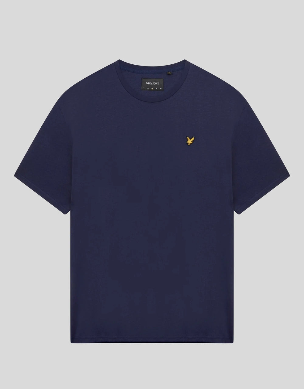 T-SHIRT LYLE & SCOTT MEZZA MANICA GIROCOLLO COTONE BASIC BLU NAVY