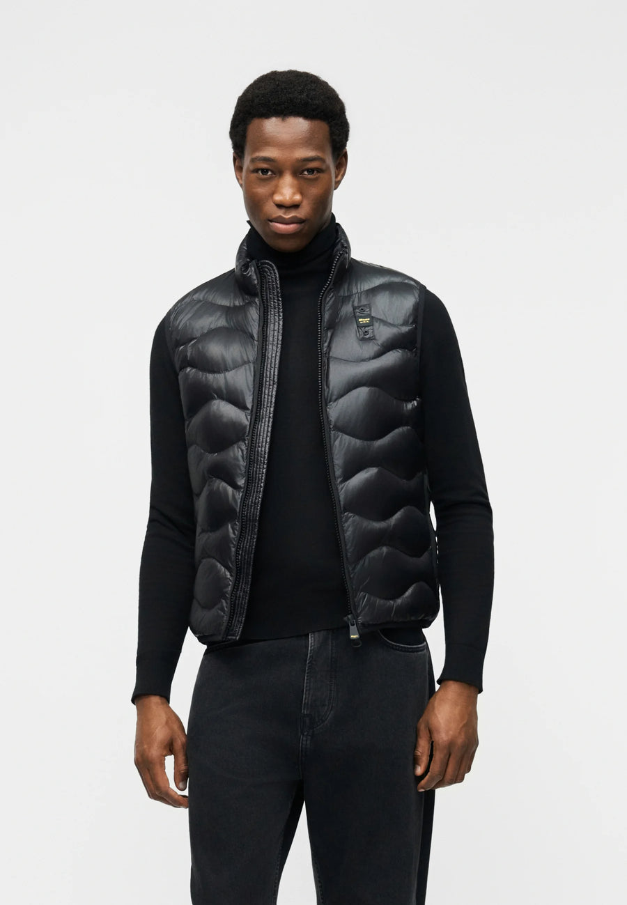 BLAUER SMANICATO AD ONDE DANNY 26SBLUX02184-005958 NERO