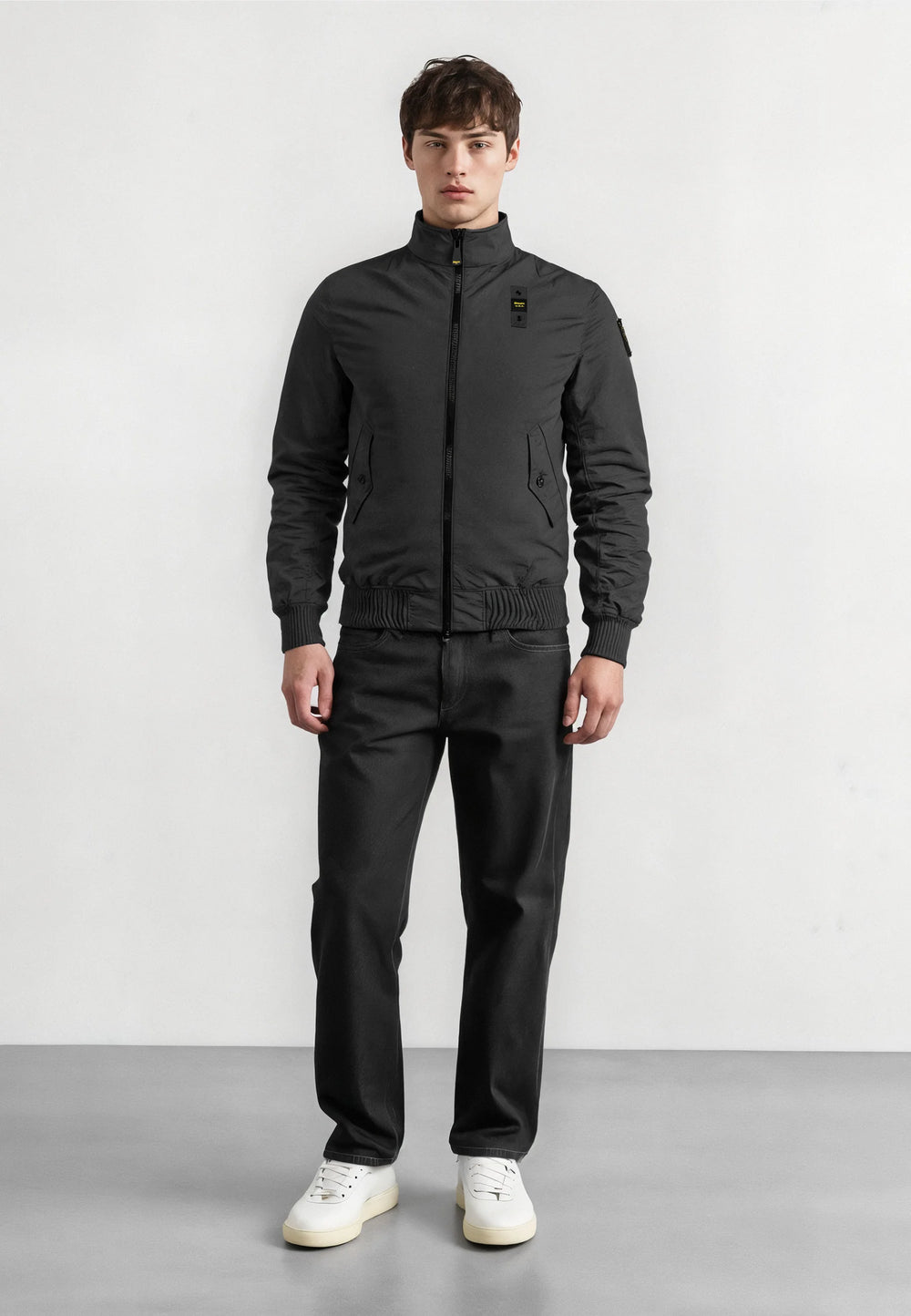 BLAUER BOMBER LEGGERO SFODERATO ALWIN 26SBLUC04201-007124 NERO