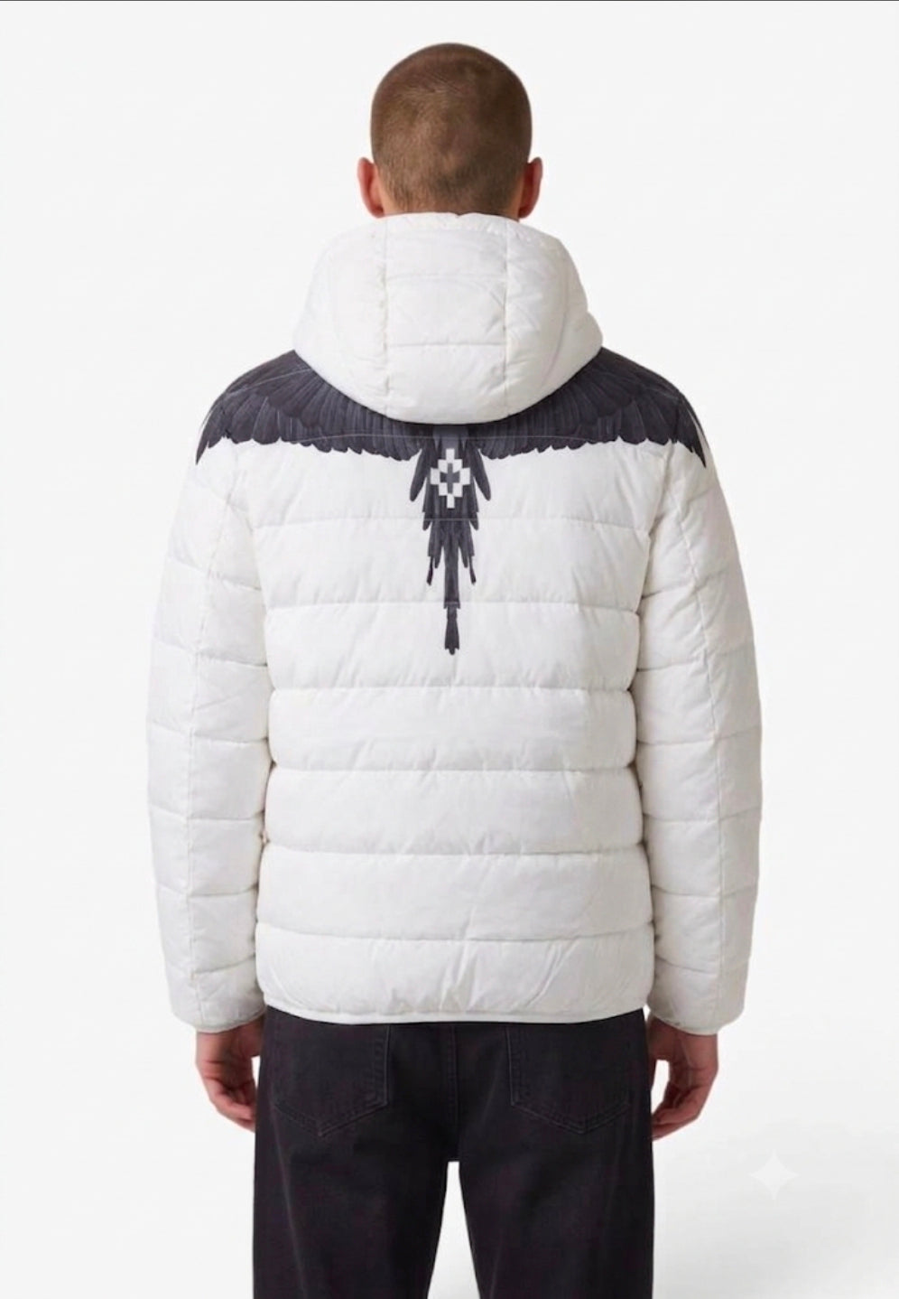 MARCELO BURLON COUNTY OF MILAN GIUBBOTTO F6CMMAPF009 BIANCO
