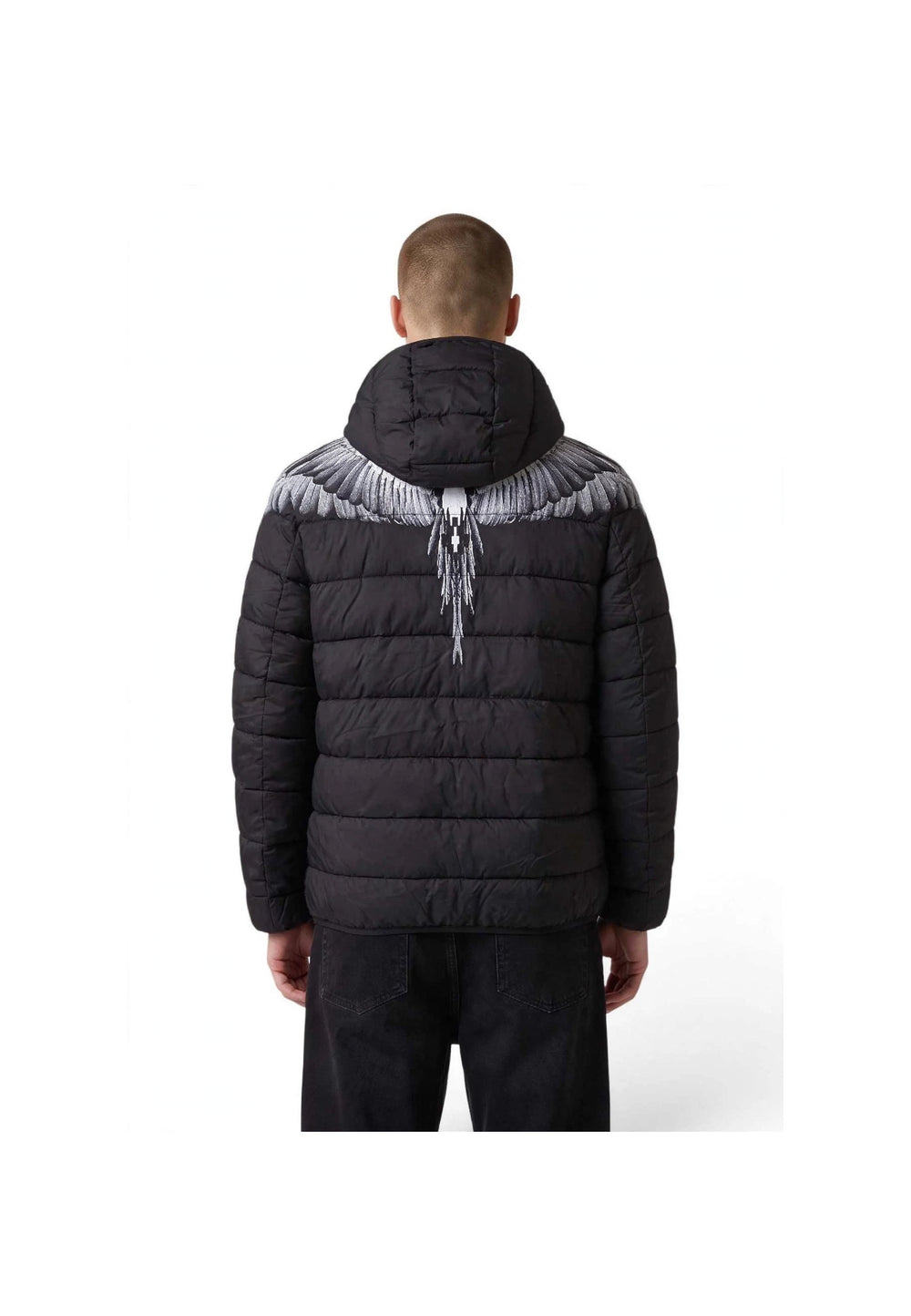 MARCELO BURLON COUNTY OF MILAN GIUBBOTTO F6CMMAPF009 NERO
