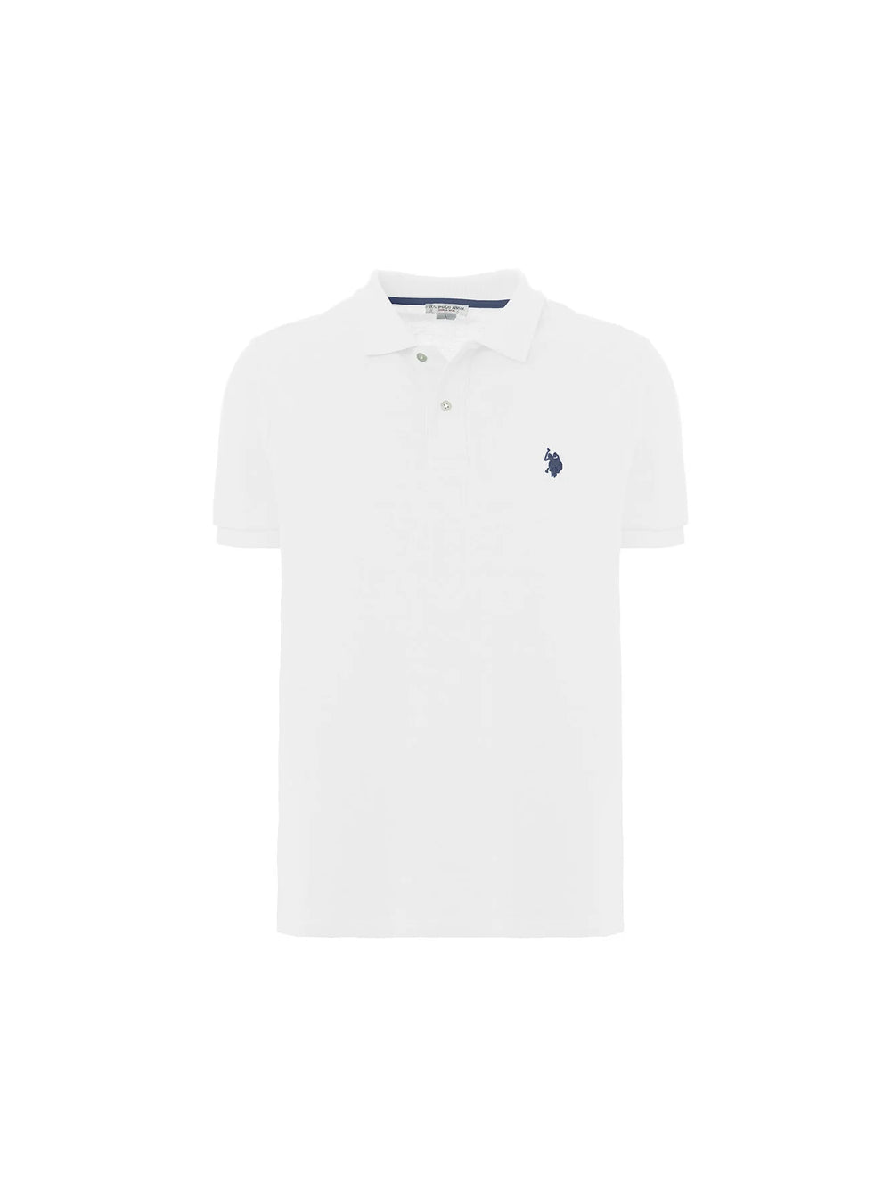 POLO UOMO US POLO ASSN IN COTONE PIQUET BIANCO
