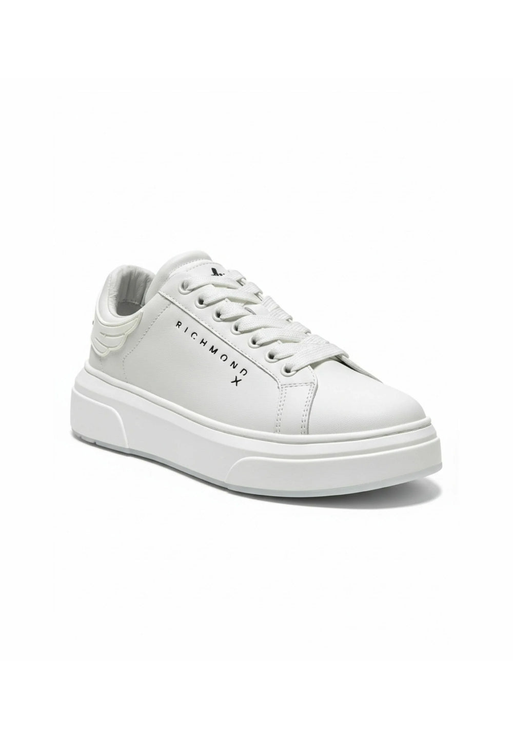 RICHMOND SCARPE SNEAKERS UOMO IN PELLE TOTAL WHITE BIANCO