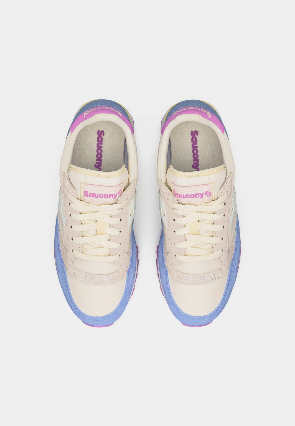 SCARPE SAUCONY JAZZ TRIPLE DONNA S60530-62 AZZURRO BIANCO ROSA