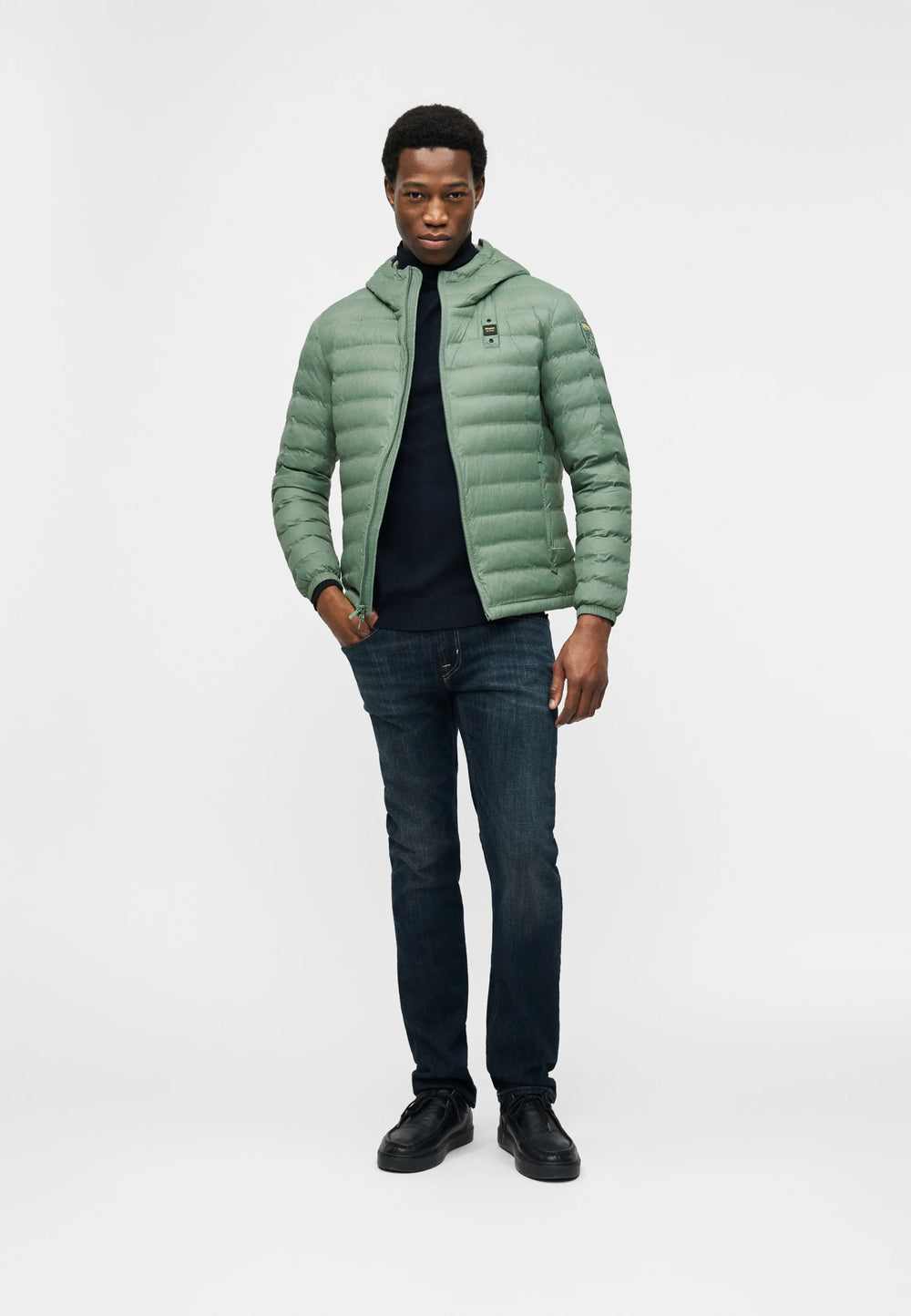 BLAUER PIUMINO CHARLES 100 GR 26SBLUC02179-007104 VERDE 60FRY