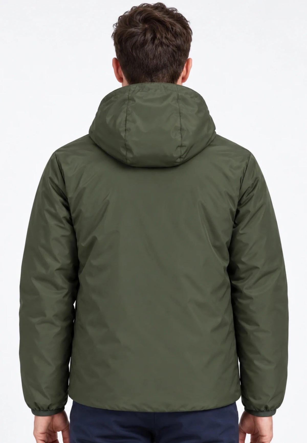 RICHMOND GIUBBOTTO UOMO JACKET UMA26176GB SDL REVERSIBILE VERDE BLU