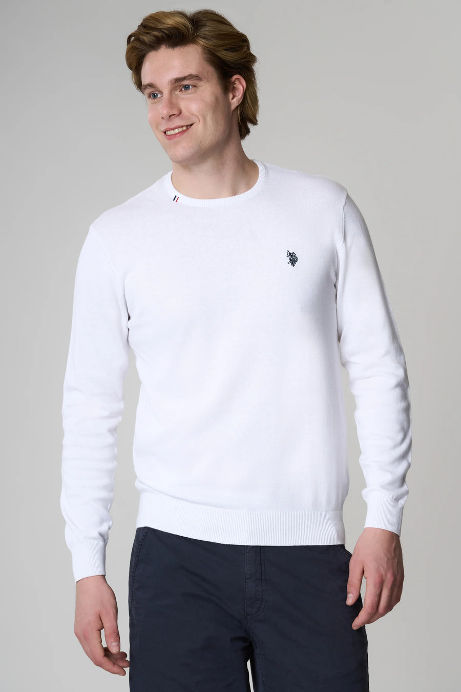 MAGLIONCINO US POLO ASSN GIROCOLLO IN COTONE