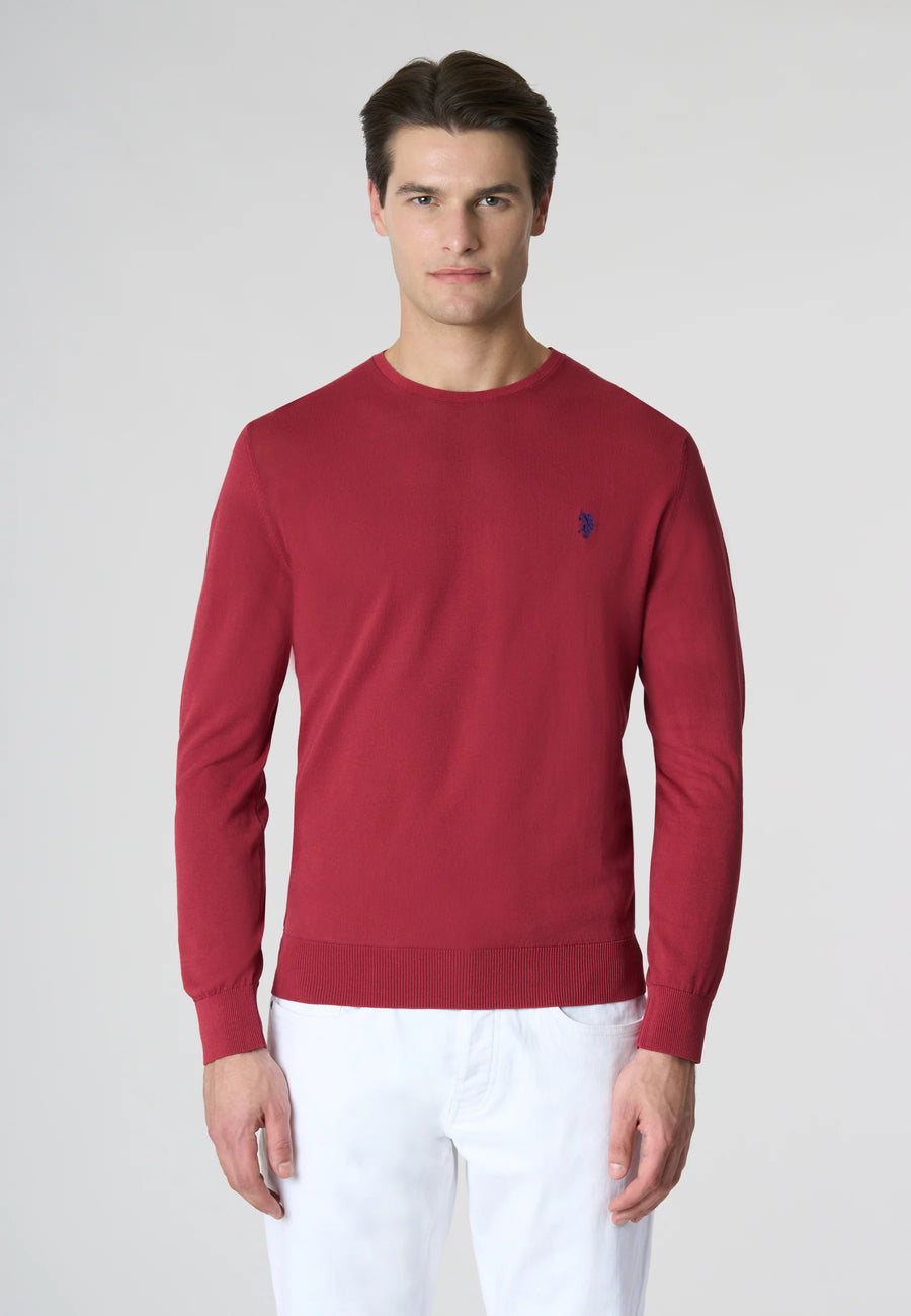 MAGLIONCINO US POLO ASSN GIROCOLLO IN COTONE