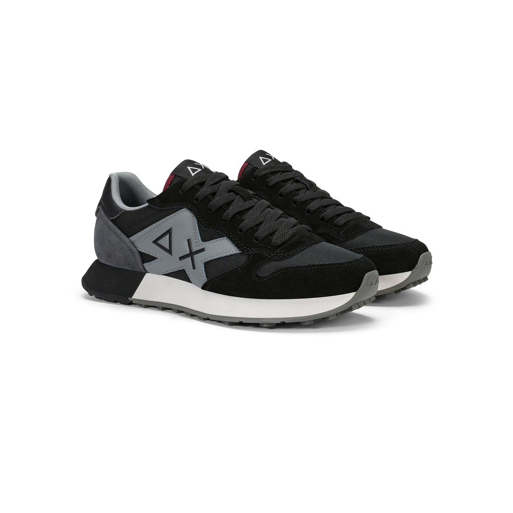 SUN 68 SCARPE Sneaker Jaki 2.0 Solid in nylon e suede Z46121