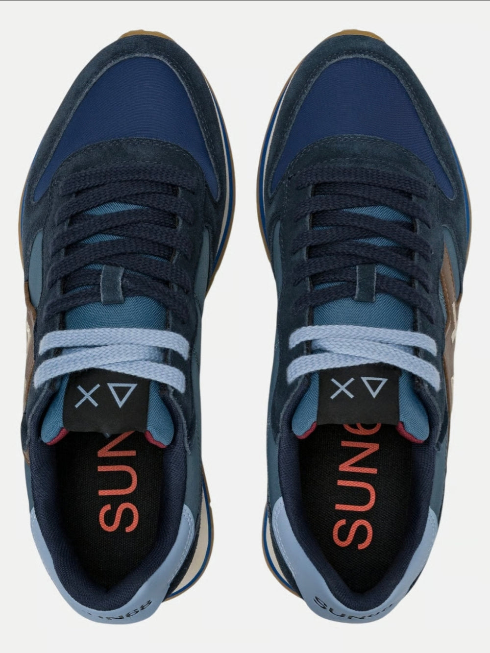 SUN 68 SCARPE Sneaker Jaki 2.0 Solid in nylon e suede Z46121