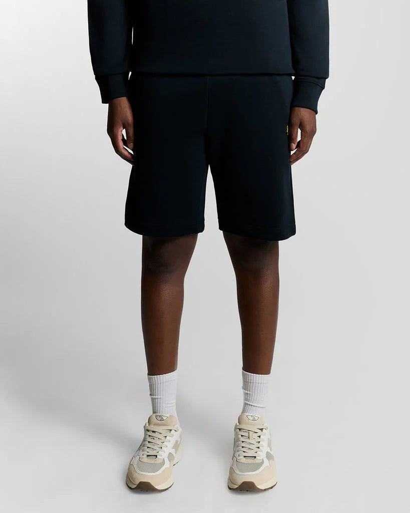 BERMUDA LYLE & SCOTT UOMO PANTALONCINI I FELPA COTONE BLU