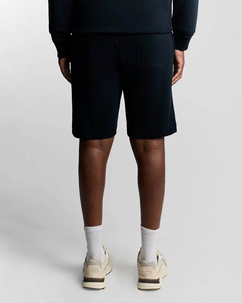 BERMUDA LYLE & SCOTT UOMO PANTALONCINI I FELPA COTONE BLU