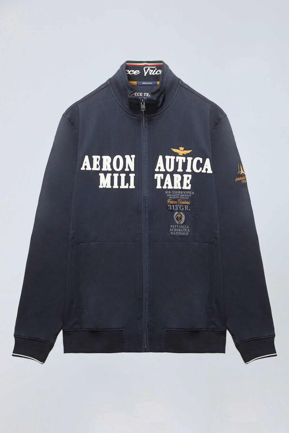 FELPA AERONAUTICA MILITARE FRECCE TRICOLORI BLU