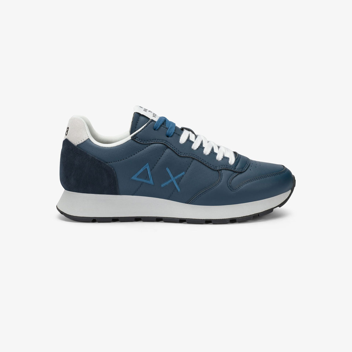 SUN 68 SCARPE Sneaker Tom Classic in pelle blu navy