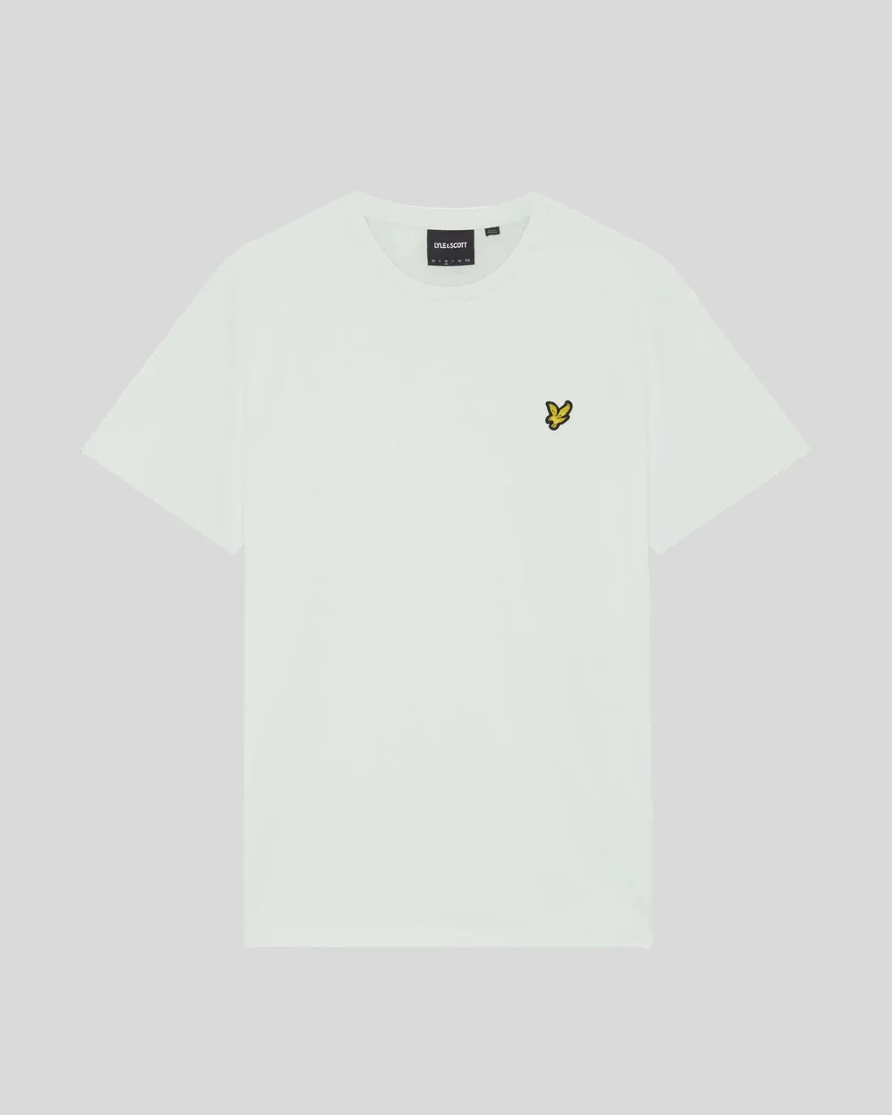 T-SHIRT LYLE & SCOTT MEZZA MANICA GIROCOLLO COTONE BASIC CELESTE