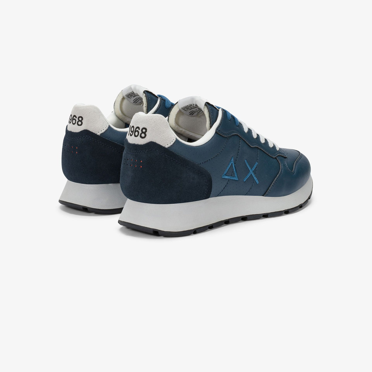 SUN 68 SCARPE Sneaker Tom Classic in pelle blu navy