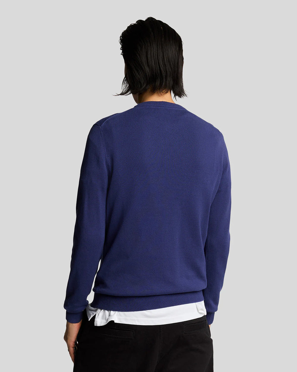 MAGLIONE GIROCOLLO LYLE & SCOTT UNICA TINTA