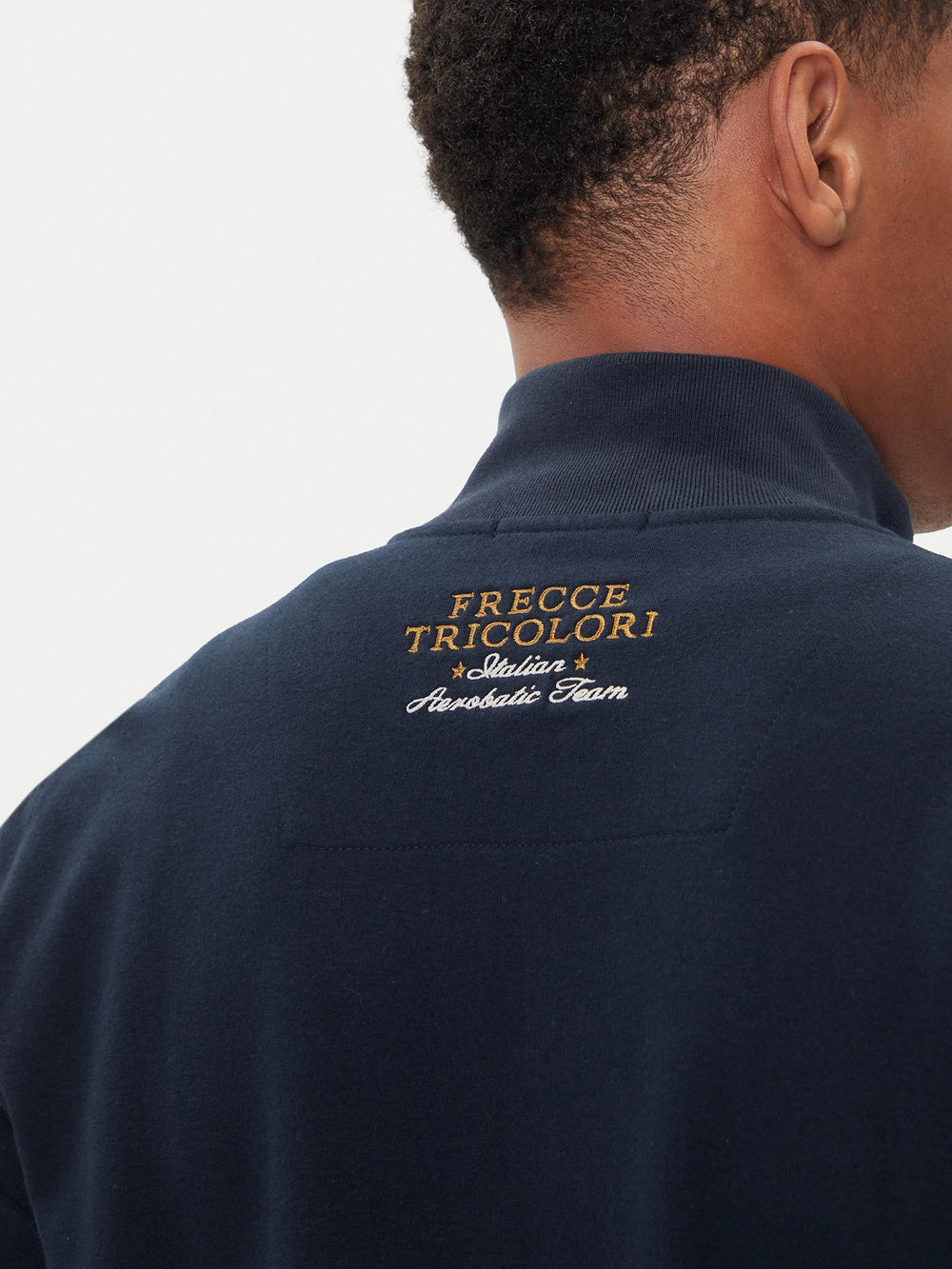 Felpa AERONAUTICA MILITARE full-zip ricamata Frecce Tricolori