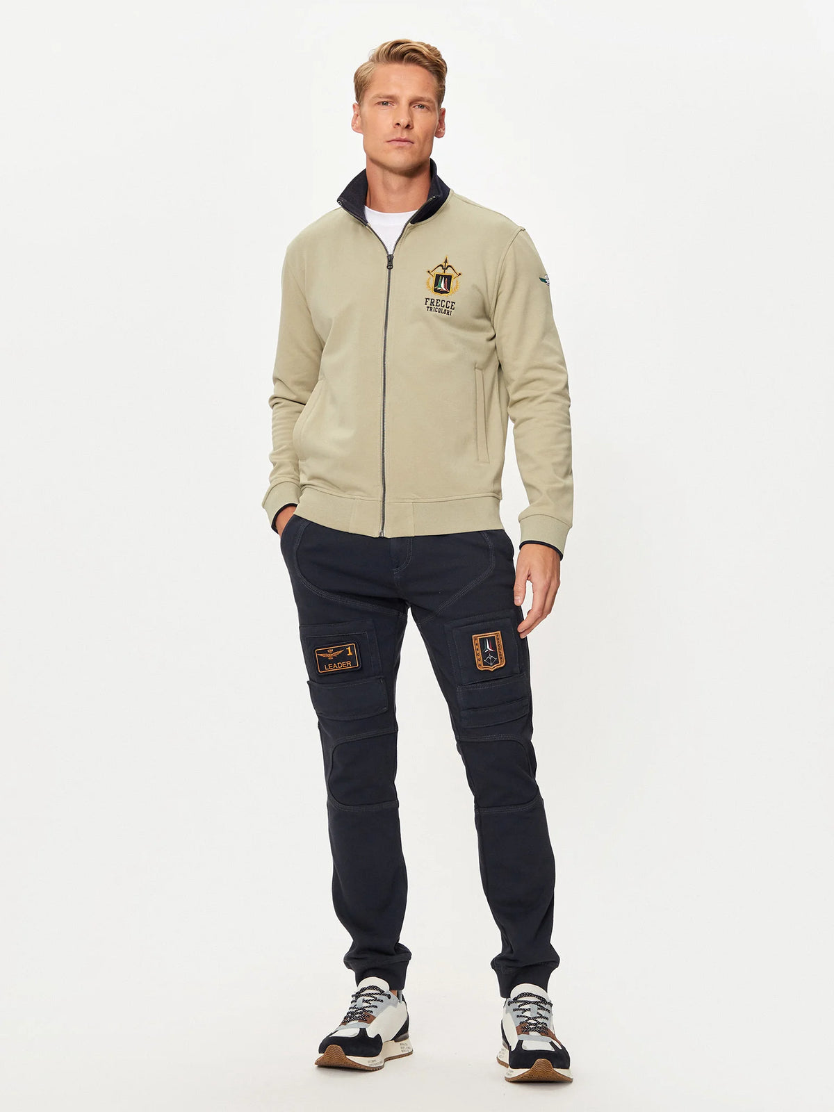 Pantalone AERONAUTICA MILITARE Anti-G in jersey di cotone