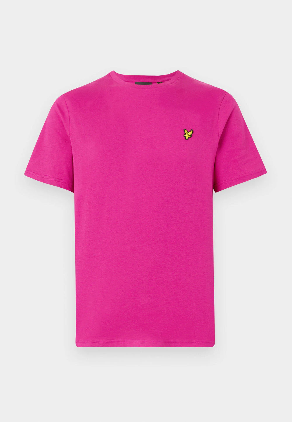 T-SHIRT LYLE & SCOTT MEZZA MANICA GIROCOLLO COTONE BASIC ROSA