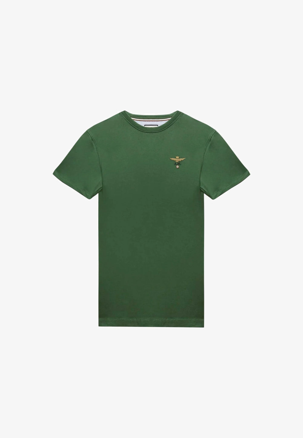 T-SHIRT UOMO AERONAUTICA MILITARE BASIC MEZZA MANICA VERDE