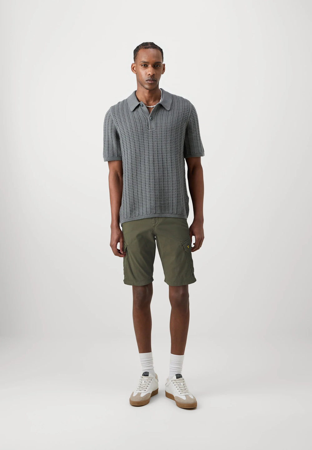 BERMUDA CARGO WEMBLEY CON TASCONI VERDE MILITARE