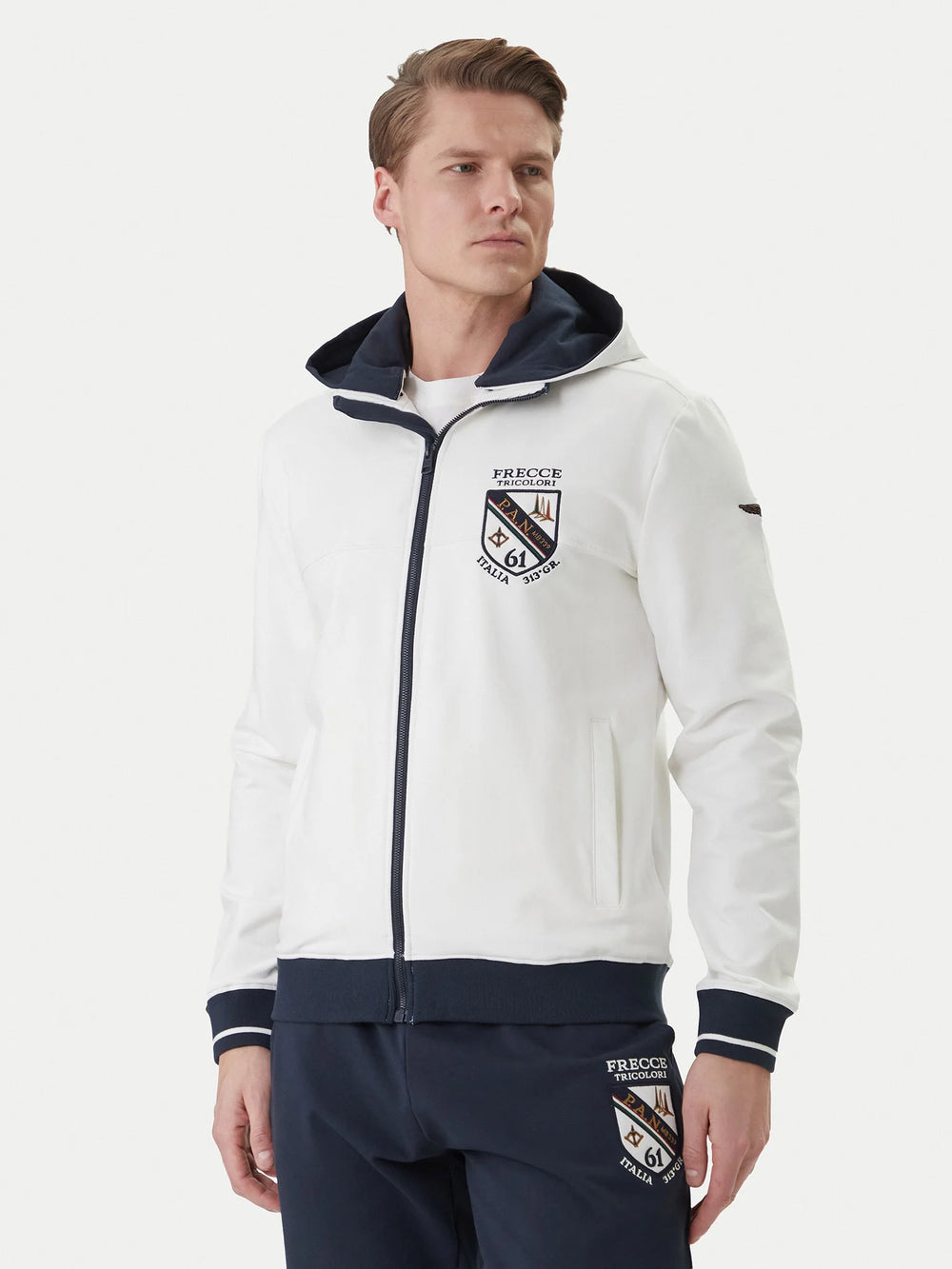 TUTA UOMO AERONAUTICA MILITARE 261TF0115UF00674 BIANCO BLU
