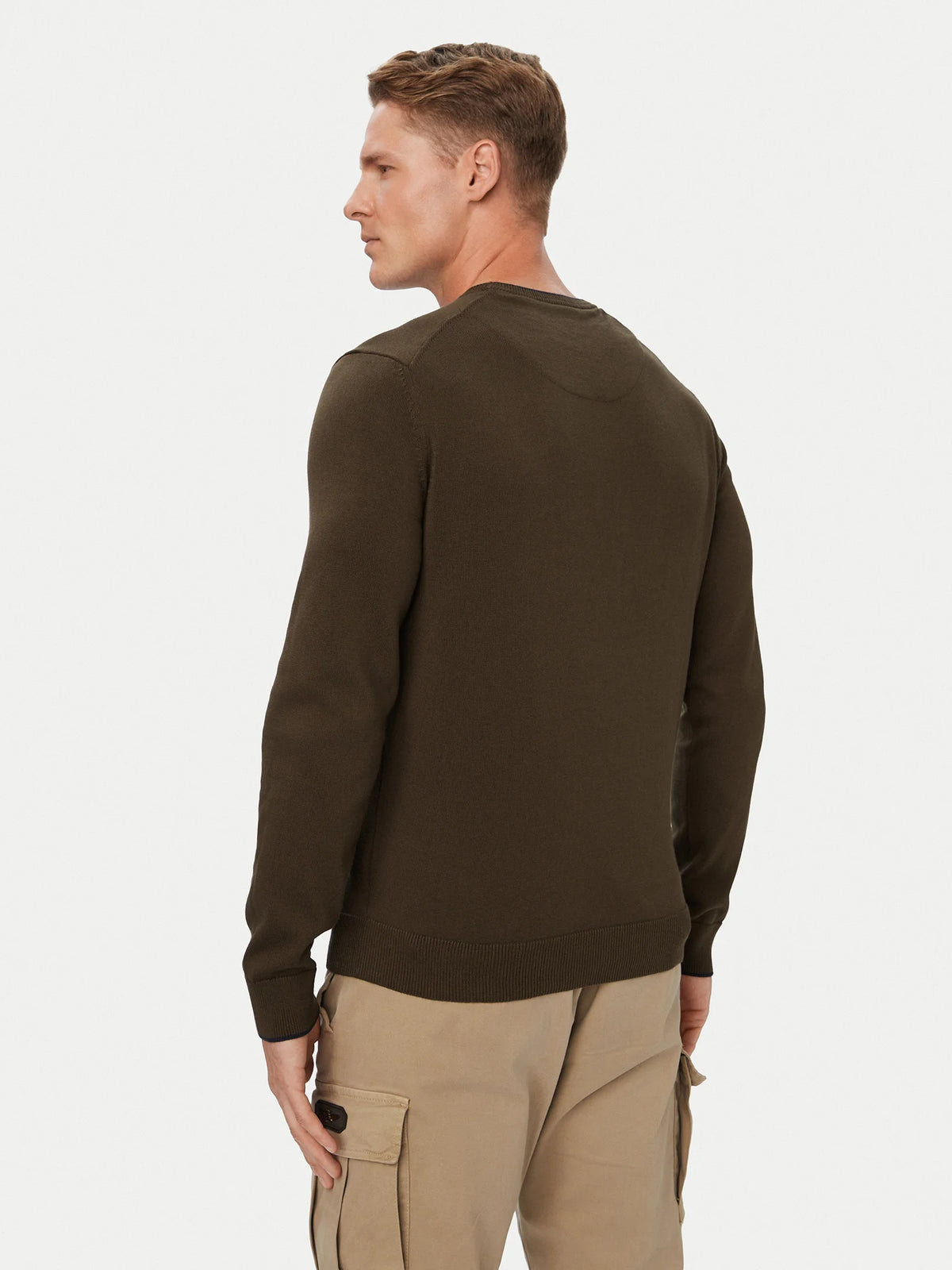 AERONAUTICA MILITARE MAGLIONCINO UOMO CON AQUILA RICAMATA 262MA163UL00506