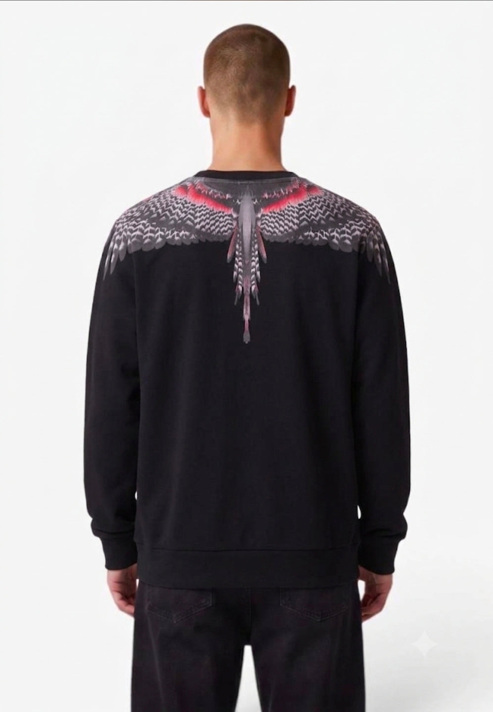 MARCELO BURLON COUNTY OF MILAN FELPA F6CMMASW039 NERO