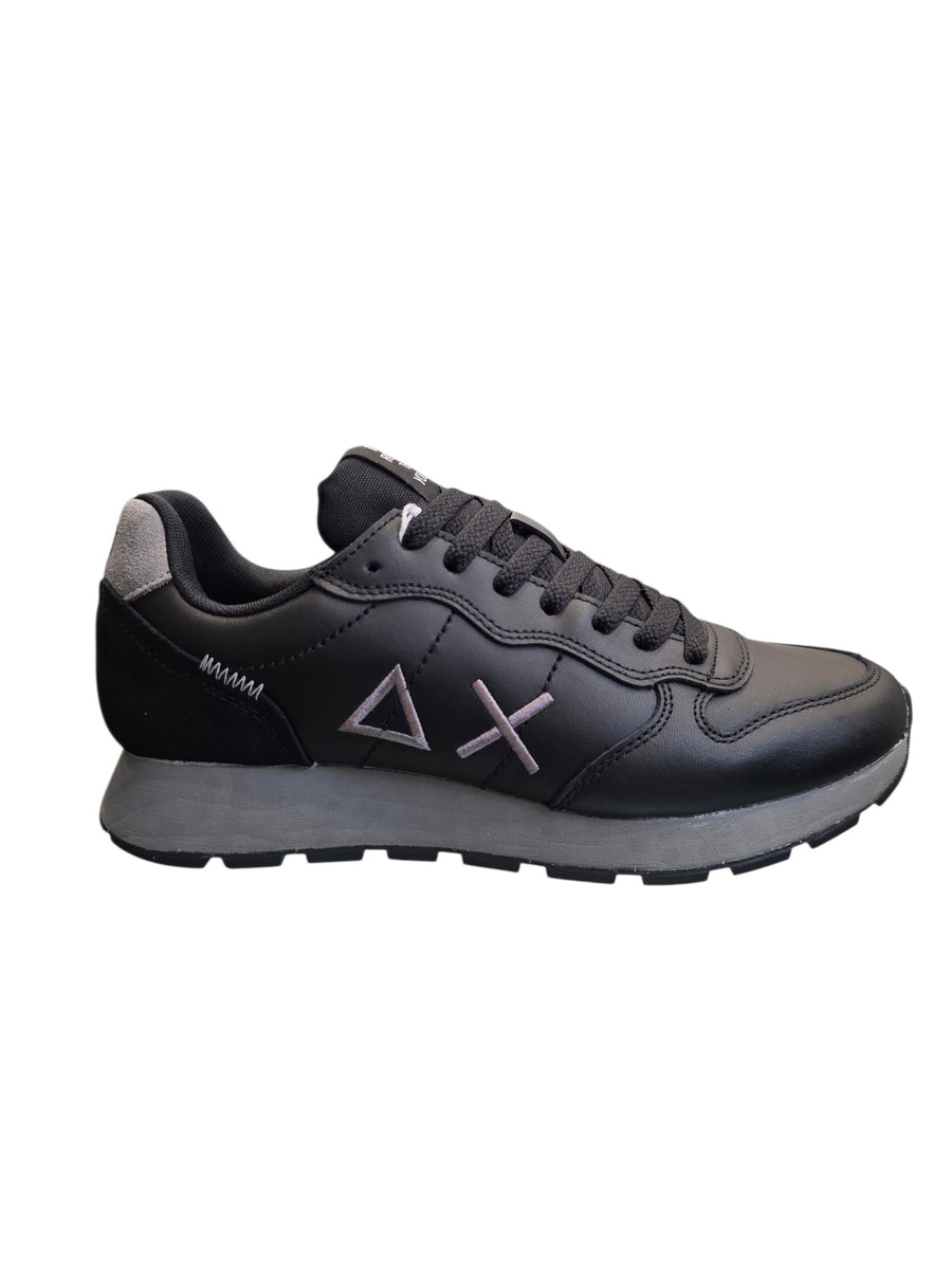 SUN 68 SCARPE Sneaker Tom Classic in pelle nero Z46103