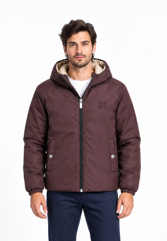 RICHMOND GIUBBOTTO UOMO JACKET UMA26176GB SDL REVERSIBILE VERDE BLU
